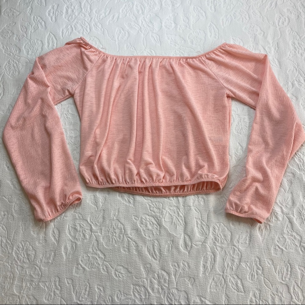 Mind Code Off The Shoulder Crop Top